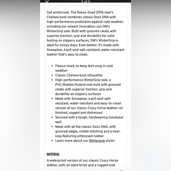 Dr. Martens wintergrip chelsea boots - Picture 2 of 4